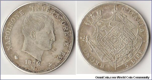 5 Lire
Napoleone Imperatore E RE

Scan resolution:
200ppp