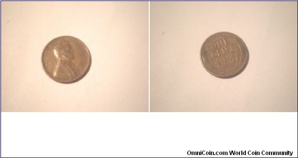 1945 S LINCOLN WHEAT ONE CENT