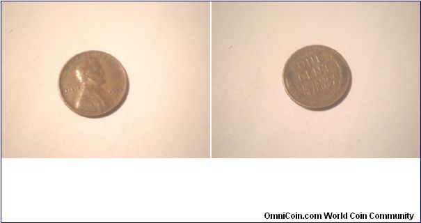 1945 S LINCOLN WHEAT ONE CENT