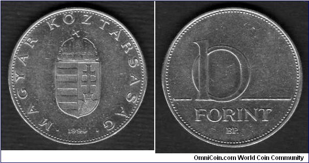 10 Forint

km# 695
==================
1992 +
==================