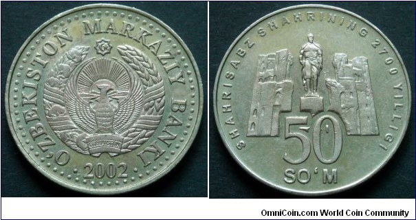 50 som.
Shahrisabz Town