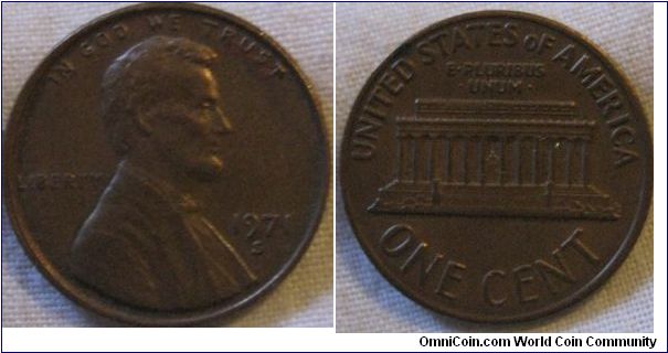 nice 1971 s cent