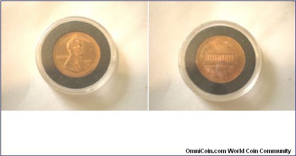 2001 D LINCOLN ONE CENT This is a mis- print.