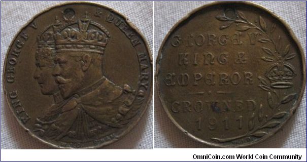 smallish medal, initials of W.J.D B.HAM on the obverse side and W.J.D on reverse, its a nice design but from what i can tell its a corination medal