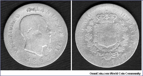 1 Lira

km# 5 a
===================
Silver

1863-1867
===================