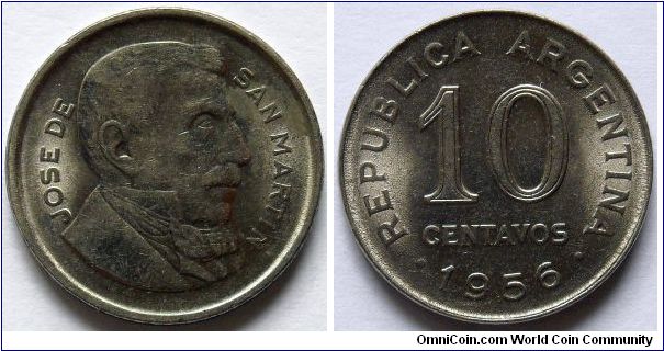 10 centavos.
Jose de San Martin
(1783-1830)