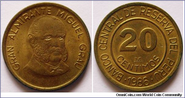 20 centimos.
Miguel Grau
(1834-1879)