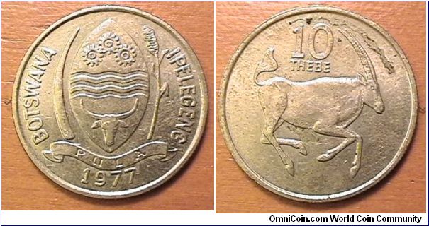 BOTSWANA IPELEGENG
1O THEBE, Copper-nickel