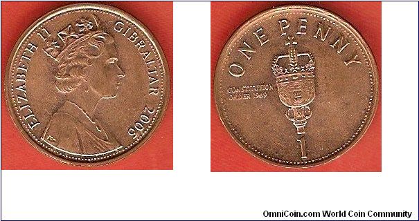 1 penny
Constitution Order 1969
copper-plated steel