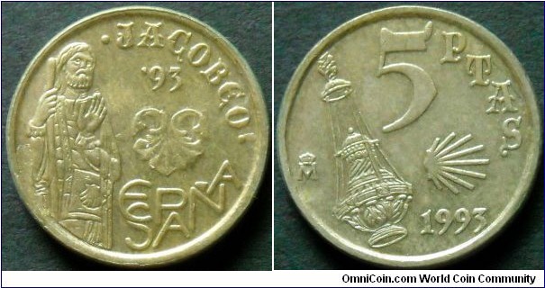 5 pesetas.
Jacobeo