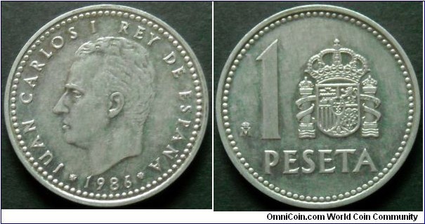 1 peseta.
1986