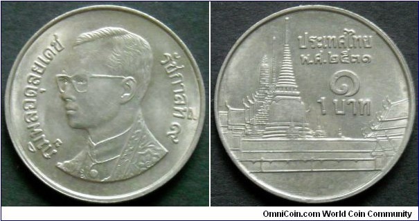 1 baht.