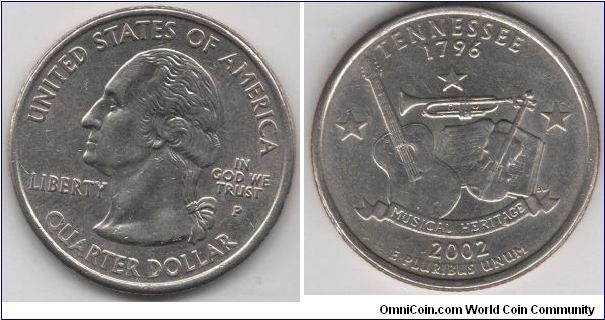 State Quarter Tenessee
Pennsylvania mint