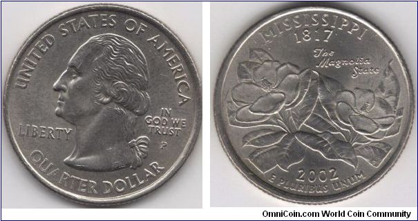 State Quarter Mississippi.
Pennsylvania mint