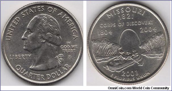 State Quarter Missouri.
Pennsylvania mint