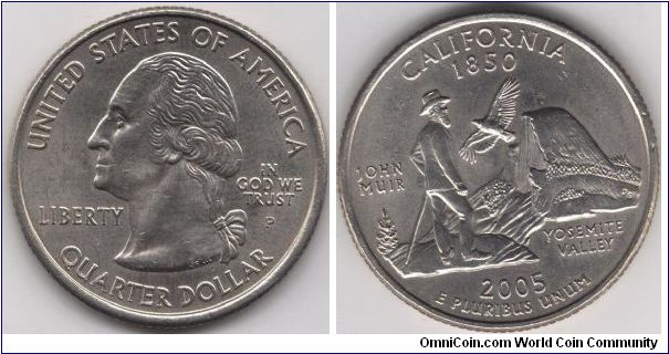 State Quarter California.
Pennsylvania mint