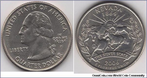 State Quarter Nevada.
Pennsylvania mint