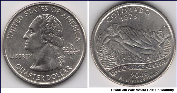 State Quarter Colorado.
Pennsylvania mint