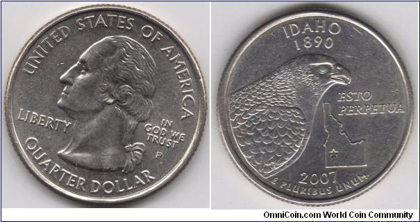 State Quarter Idaho.
Pennsylvania mint
