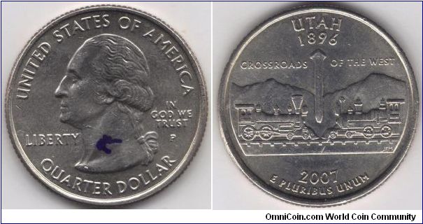 State Quarter Utah.
Pennsylvania mint