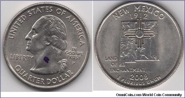 State Quarter New Mexico.
Pennsylvania mint