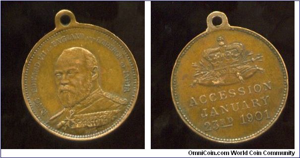 Edward VII
January 23rd 1901 Accession to the throne