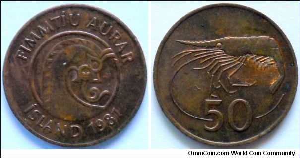 50 aurar.
1981