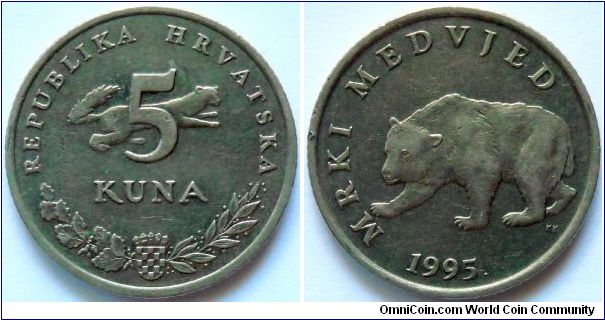 5 kuna.
1995