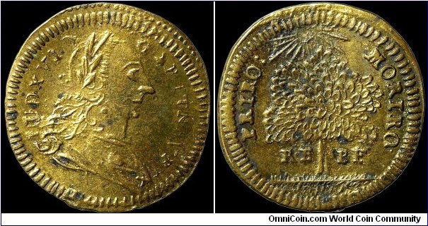 1792 Louis XVI, France. 

A variant.                                                                                                                                                                                                                                                                                                                                                                                                                                                                                   