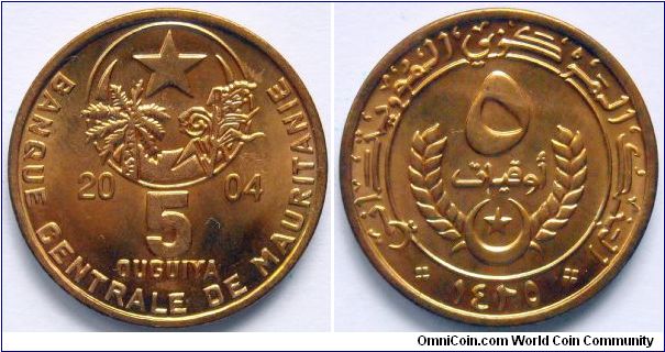 5 ouguiya.
2004