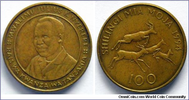 100 shillings.
1994