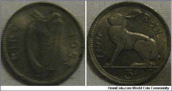 high EF 1953 3D 1,600,000 minted, nice coin