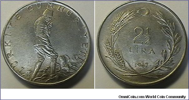 2 1/2 Lira, Stainless Steel