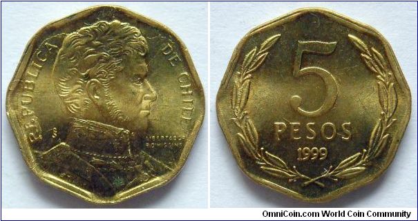 5 pesos.
1999