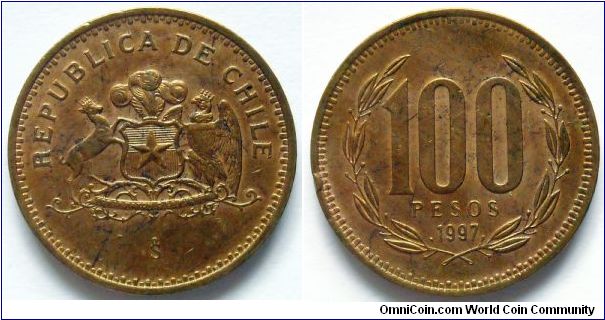 100 pesos.
1997