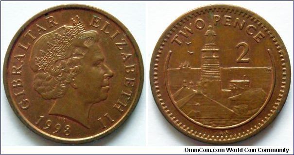 2 pence.
1998, Lighthouse