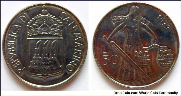 50 lire.
1973