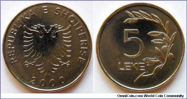 5 leke.
2000