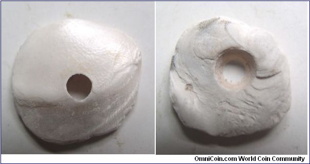 High grade Nature shell coin variety,Shang Dynasty,it has 19mm diameter,weight 1.2g.