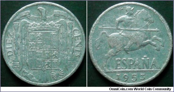 5 centimos.
1953