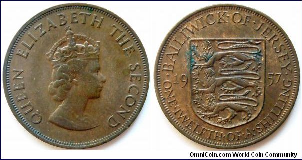 1/12 shilling.
1957
