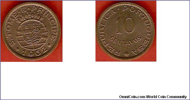 Portuguese colony
10 centavos
bronze