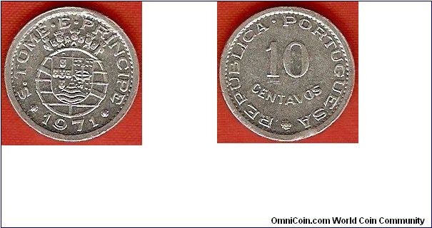 Portuguese colony
10 centavos
aluminum