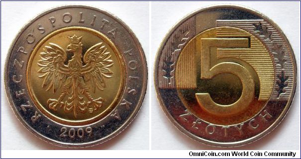 5 zlotych.
2009