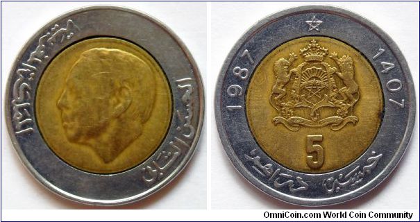 5 dirhams.
1987