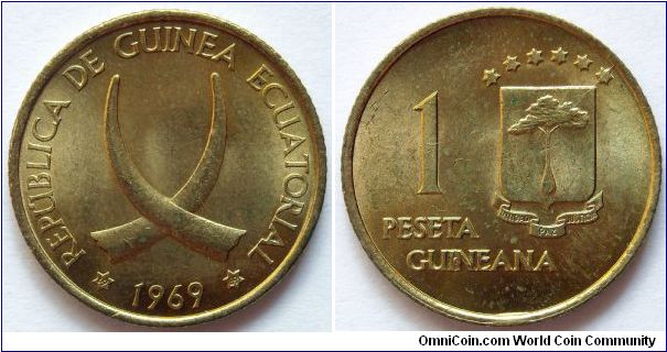 1 peseta.
1969