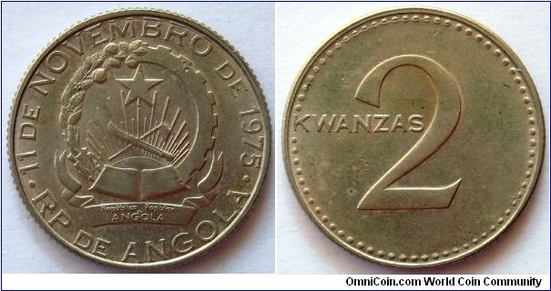 2 kwanzas.
(No Date)