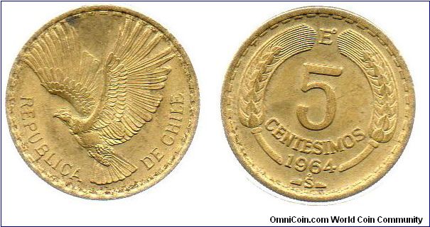 1964 5 centesimos