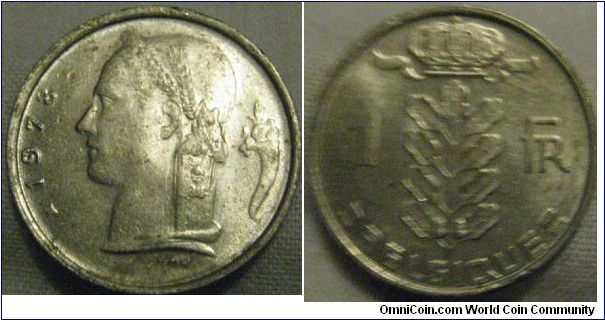 EF lustrous 1 franc, wonderful piece