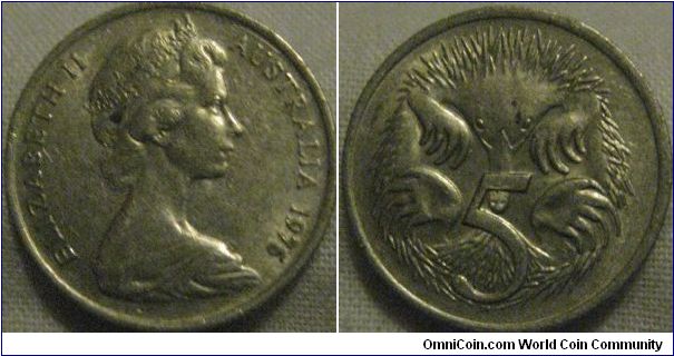 EF 5 cent, good grade for the coin as this coin would have seen much more circulation